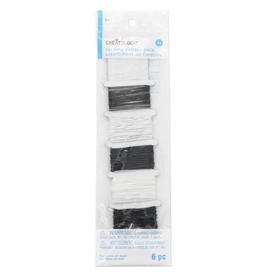 12 Packs: 6 ct. (72 total) Mixed Non-stretch Cording by Creatology™